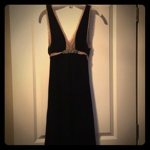 Free People black velvet dress